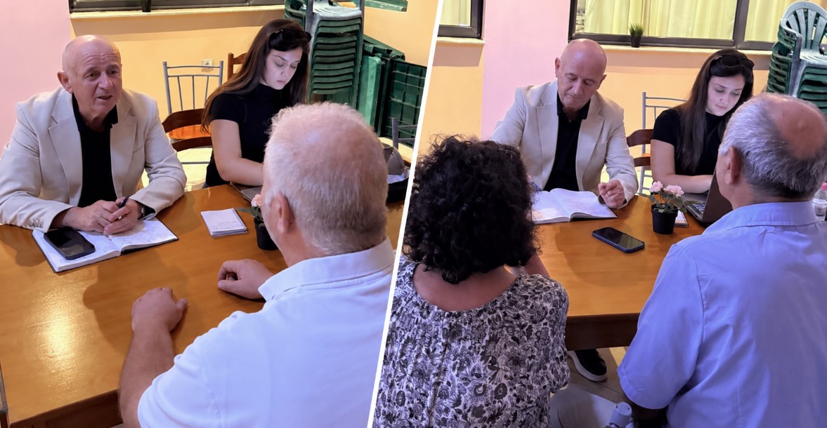Vasil Llajo takime me banorët në Finiq: Dëgjova hallet dhe shqetësimet e tyre