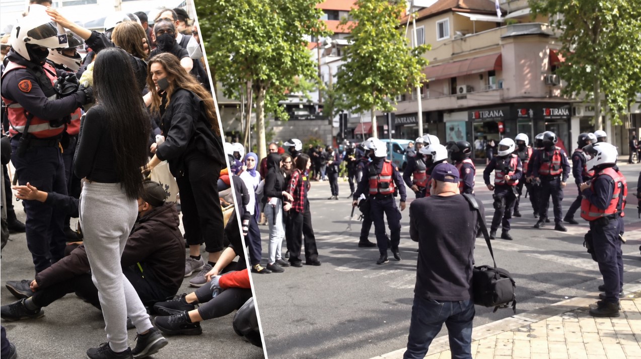 Protesta e studentëve në Tiranë LIVE / Ndiqni transmetimin e drejtpërdrejtë nga Reuters