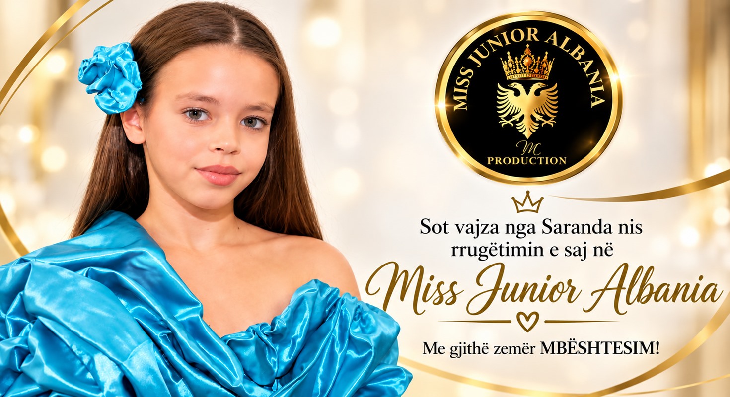 9-vjeçarja Sania përfaqëson Sarandën në “Miss Junior Albania” dhe kërkon mbështetjen tuaj